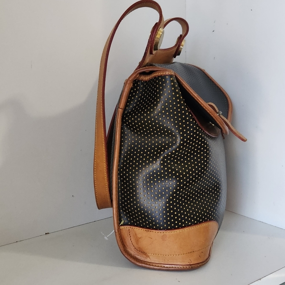 Vintage Dooney and bourke Black /Tan leather Shoulder bag - Picture 7 of 13